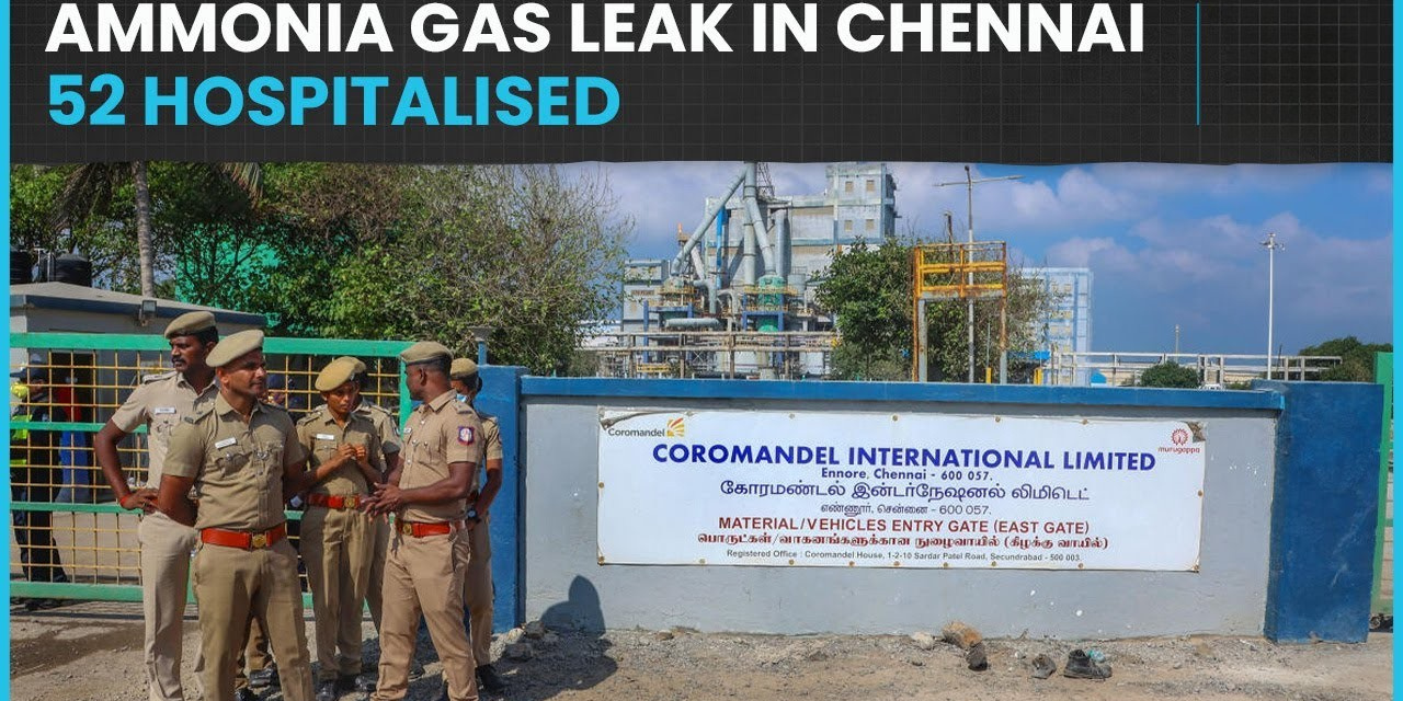 The Ennore Facility Experienced an Ammonia Gas Leak