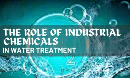 What is the role of industrial chemicals in water treatment technologies?