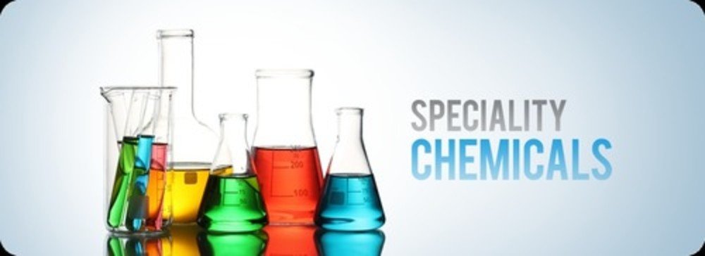 How do specialty chemicals contribute to innovation in industries like electronics and healthcare?