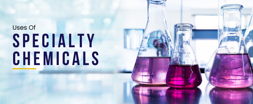 What are some of the most commonly produced specialty chemicals and their uses?