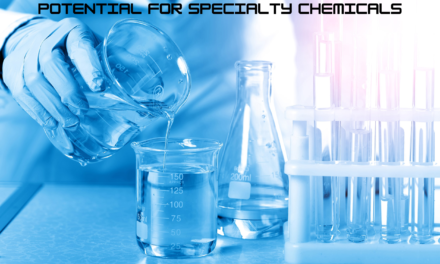 What is the potential for specialty chemicals in sustainable textiles?