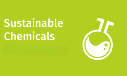 How do sustainable chemicals contribute to reducing the carbon footprint of the chemical industry?