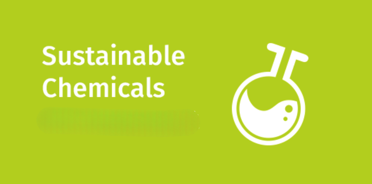 How do sustainable chemicals contribute to reducing the carbon footprint of the chemical industry?