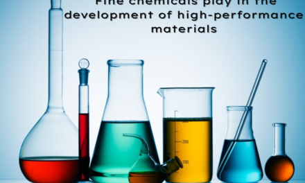 What role do fine chemicals play in the development of high-performance materials?