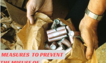 What measures are in place to prevent the misuse of explosives?