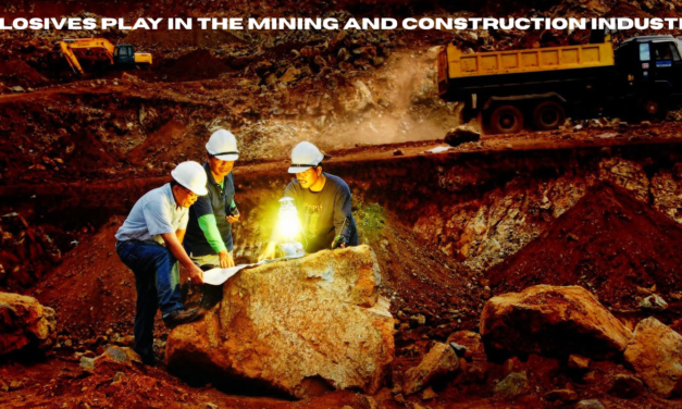 What role do explosives play in the mining and construction industries?