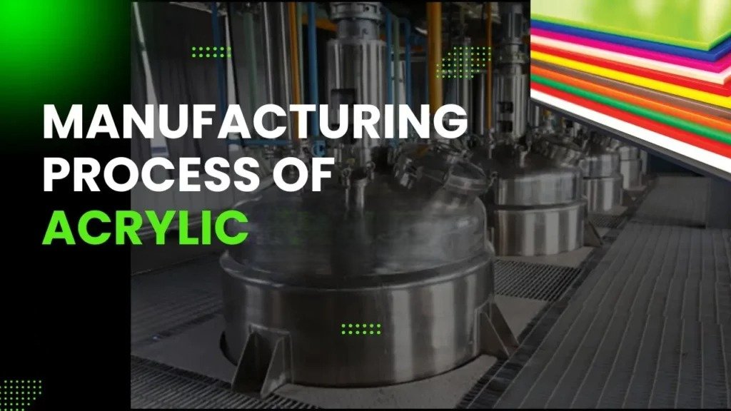 What are the key processes used in acrylic manufacturing?