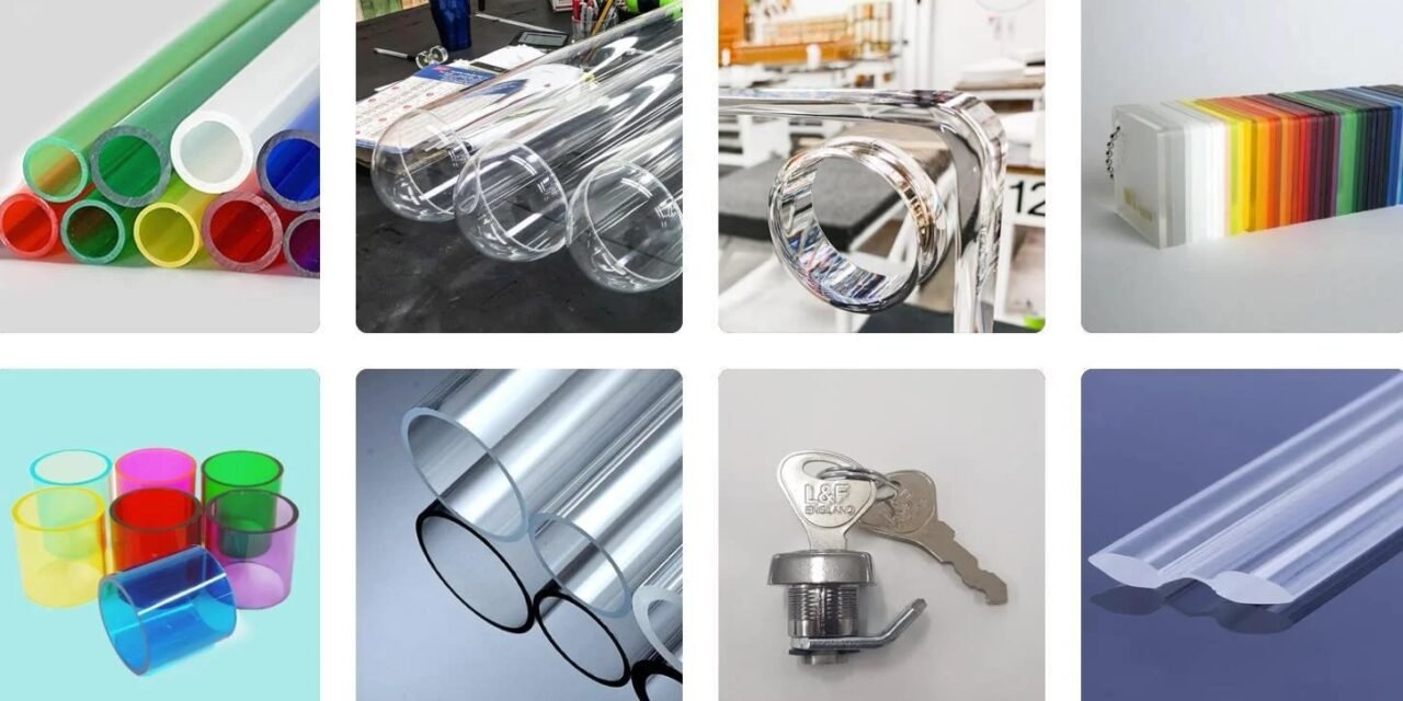  What are the major applications of acrylic materials?