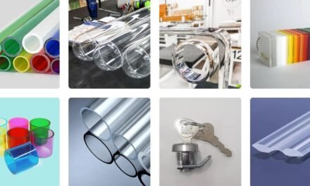What are the major applications of acrylic materials?