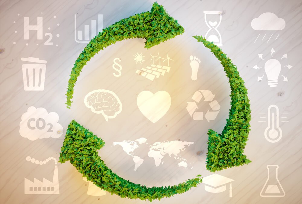 How does the plastic extrusion industry contribute to sustainability efforts?