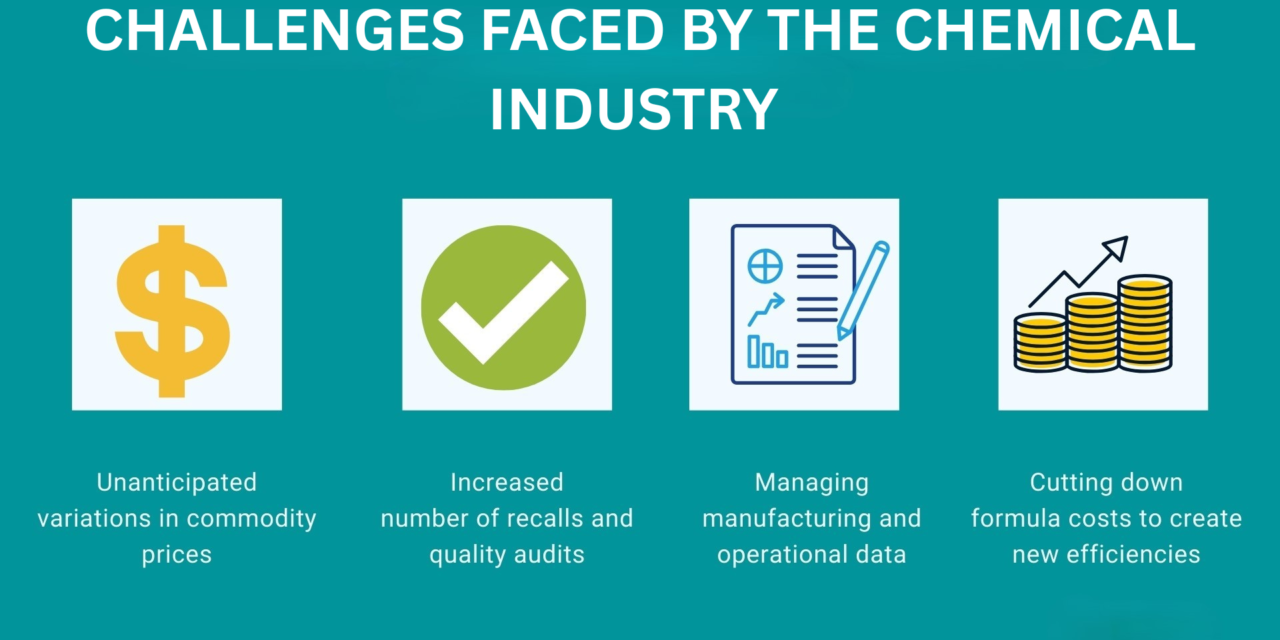 What are the main challenges faced by the chemical industry today?
