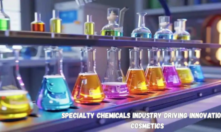 How is the specialty chemicals industry driving innovation in cosmetics?