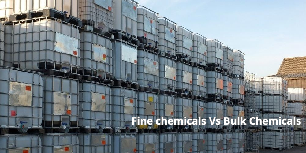 What are fine chemicals, and how are they different from bulk chemicals?