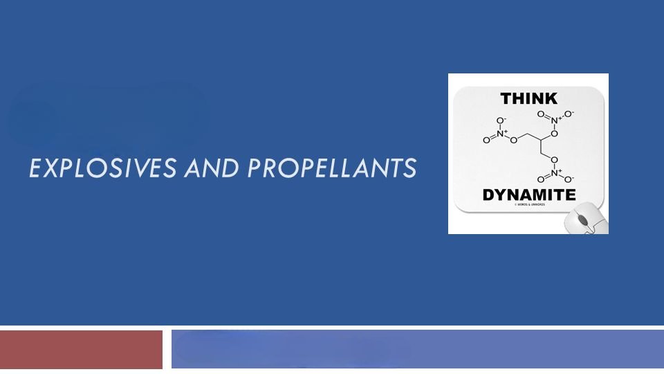 What are explosives and propellants, and how are they classified?