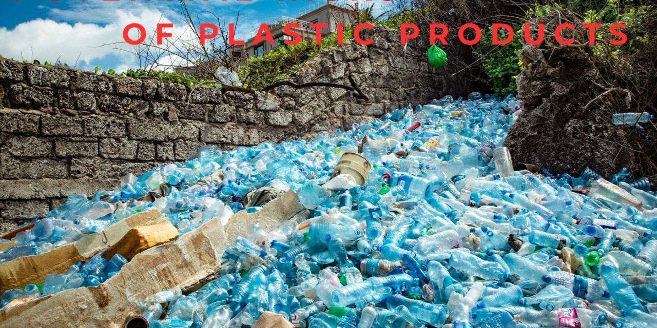 What are the potential risks of plastic products in terms of human health?