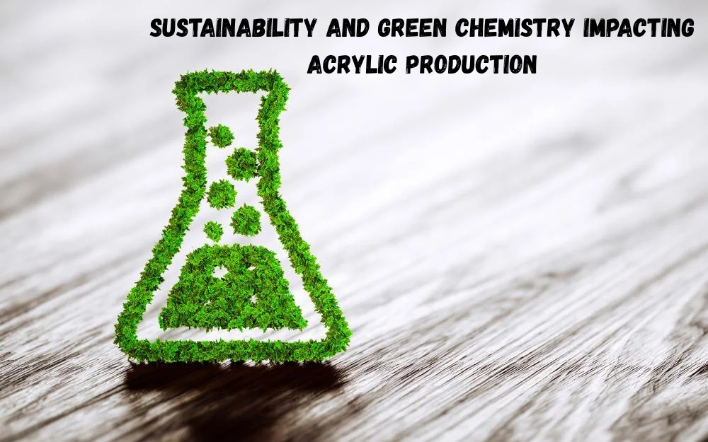 How are sustainability and green chemistry impacting acrylic production?